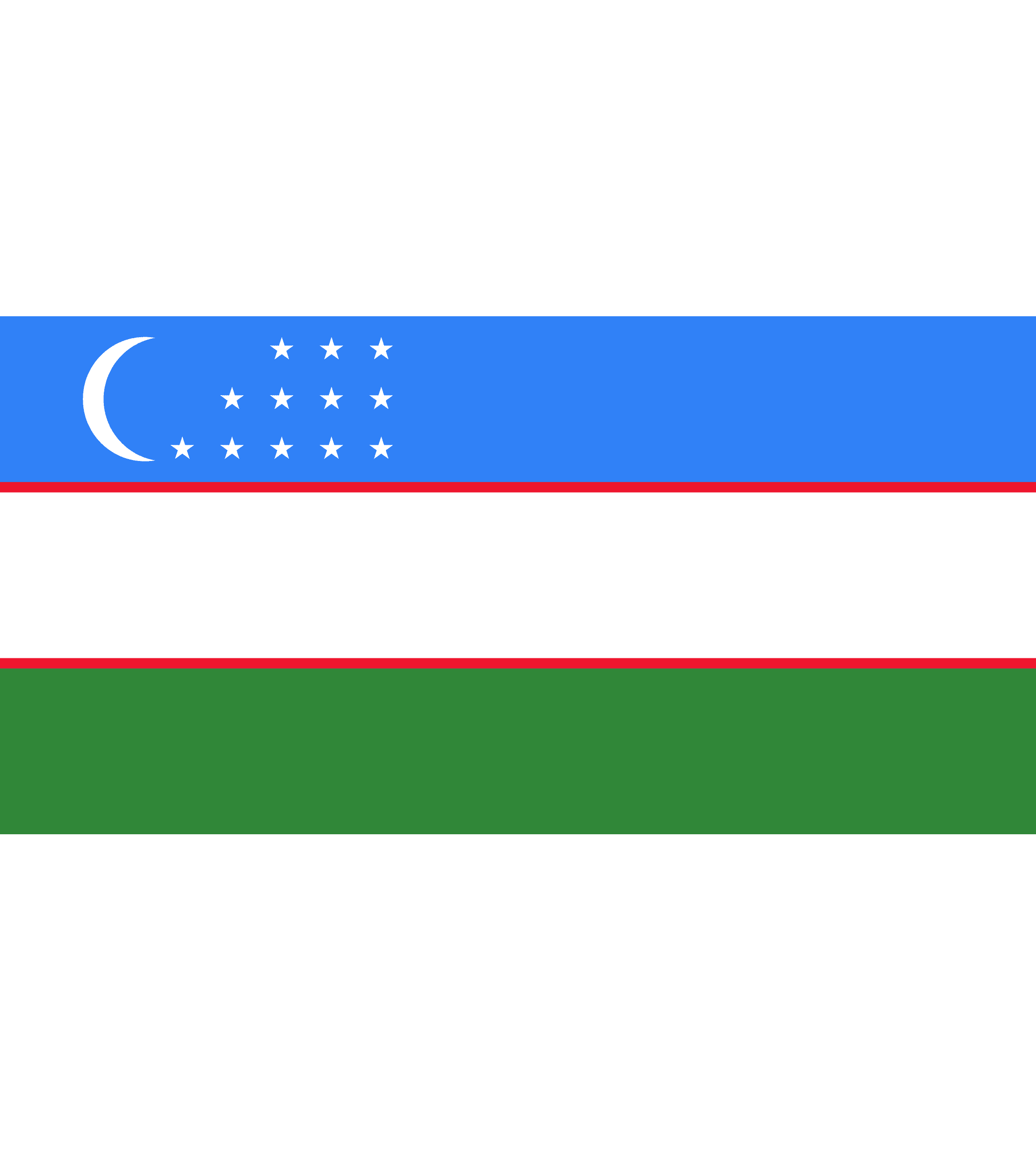 Usbekistans flag