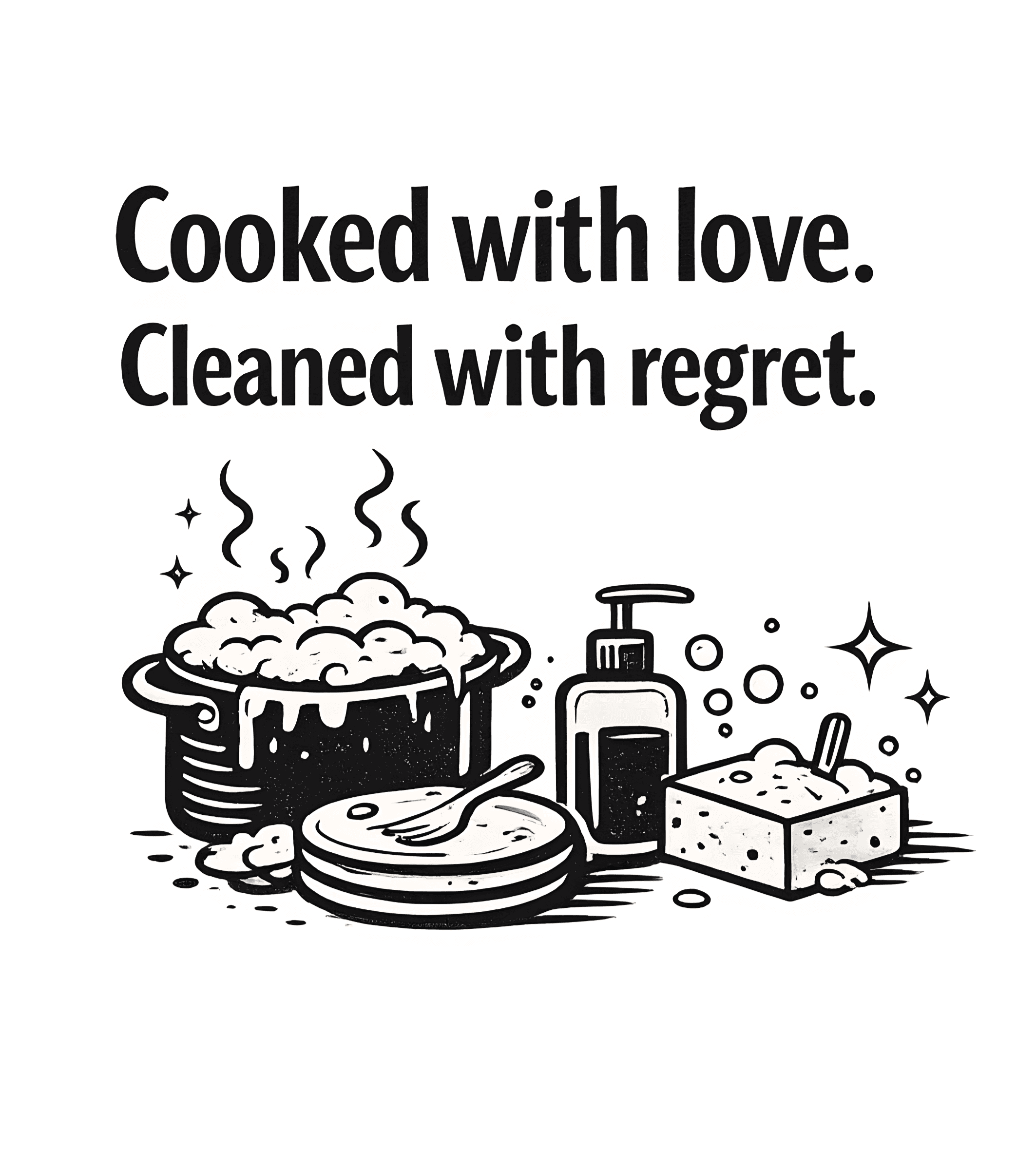 Love & Regret Dishcloth