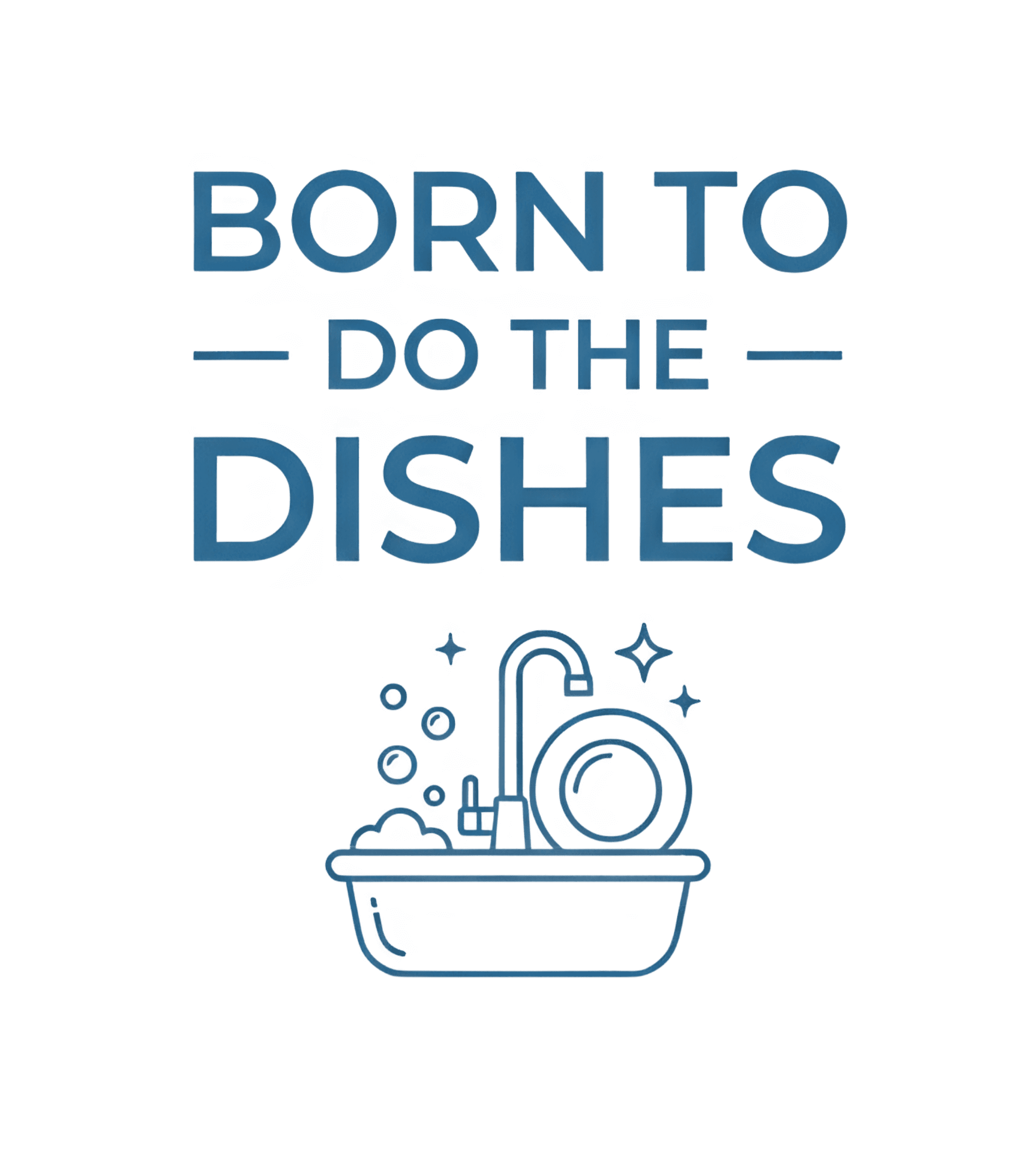 Born To Do The Dishes Dishcloth