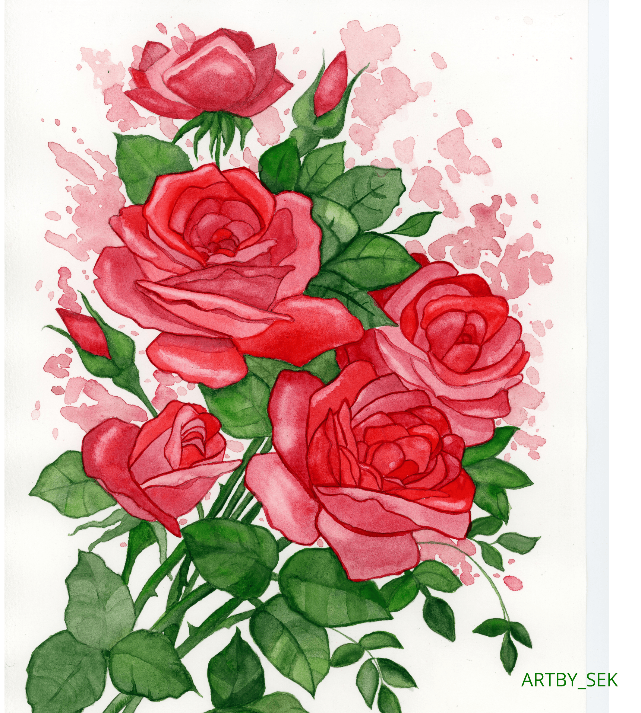 Red roses