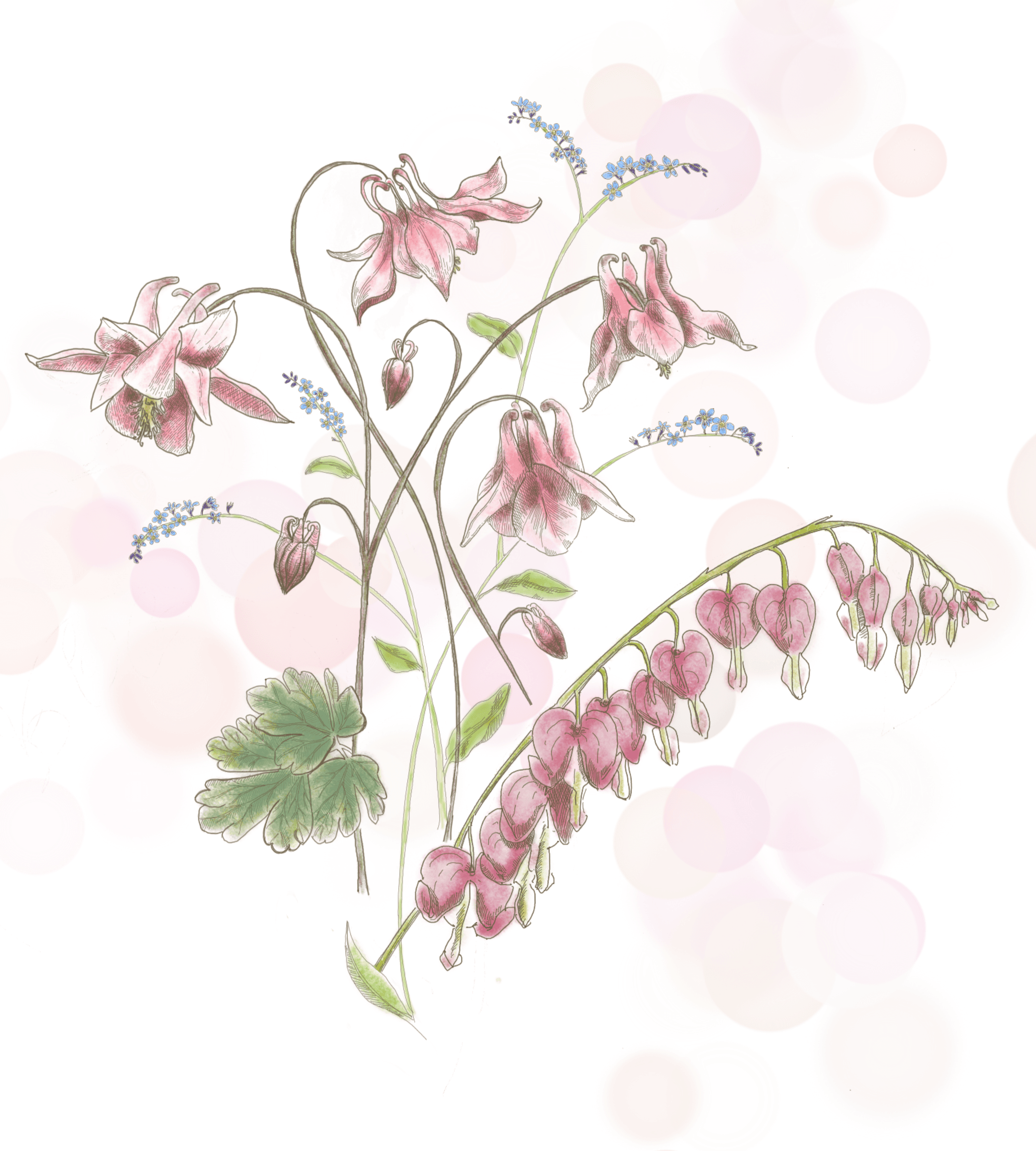 Blush Vildblomst Karklud