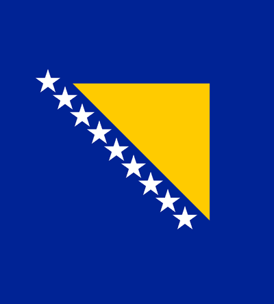 Bosnien-Hercegovinas flag