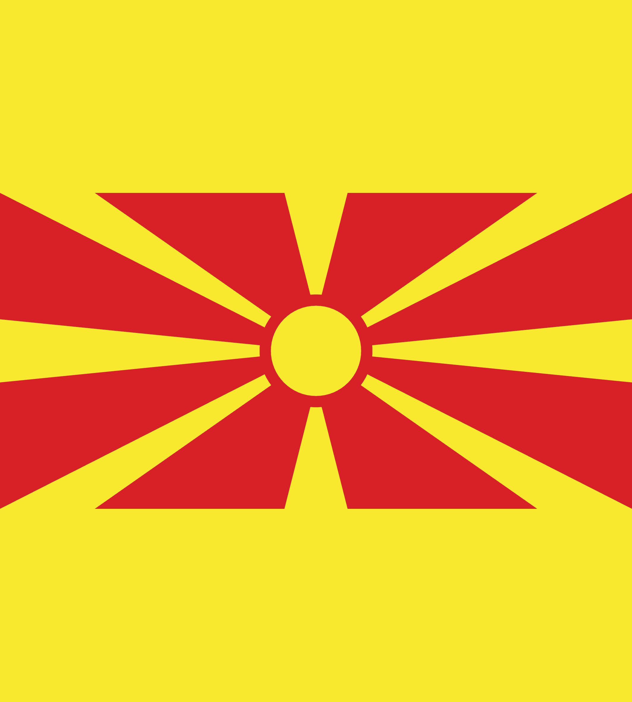 Nord-Makedonias flagg