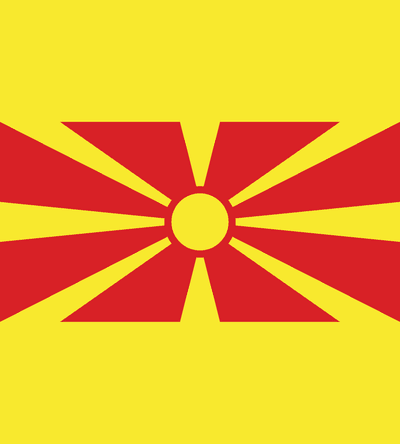 Nordmakedoniens flag
