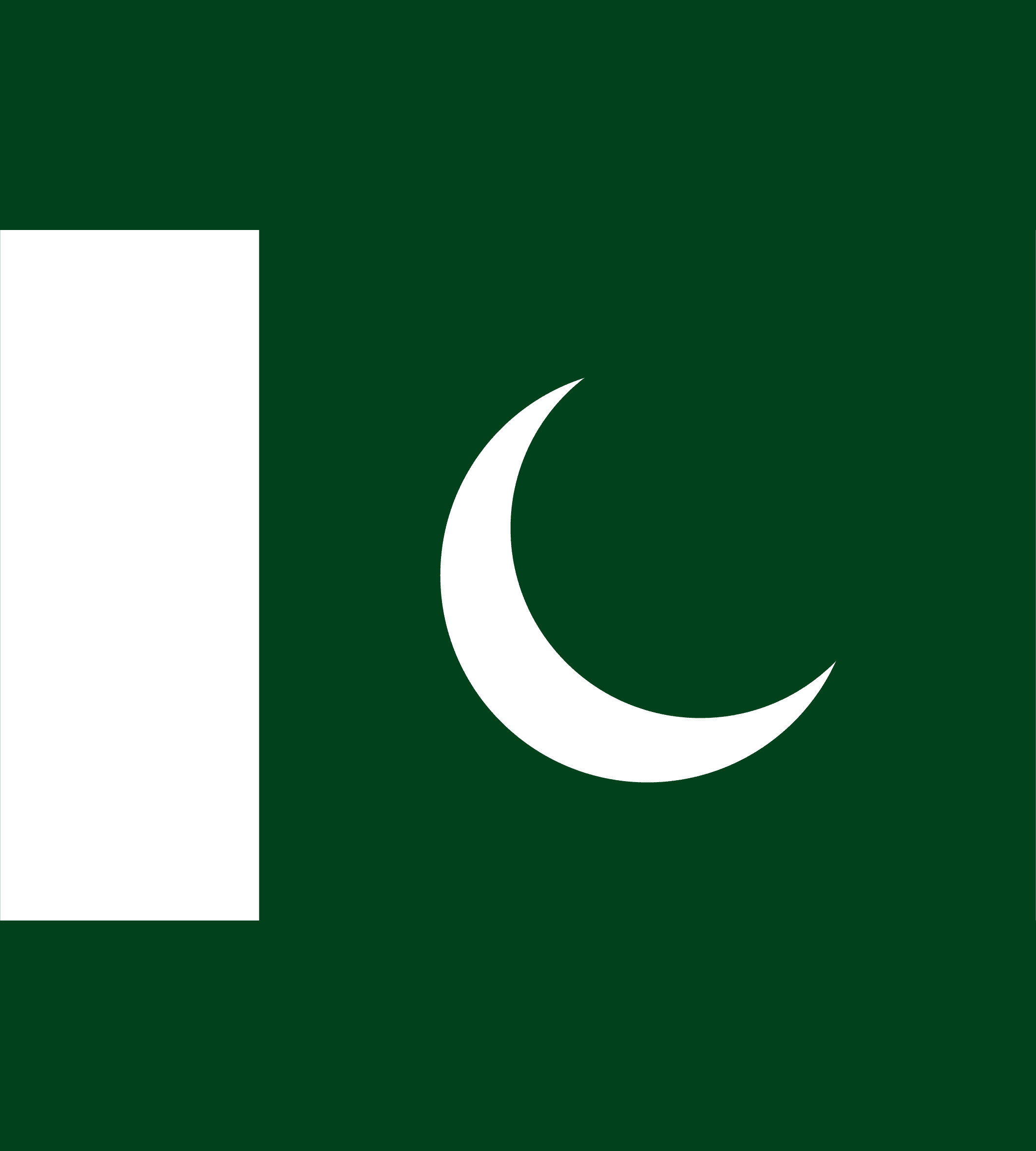 Pakistans flagg